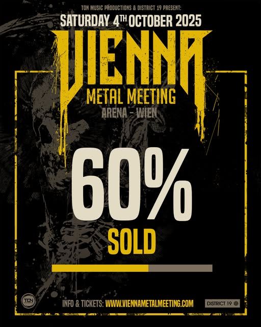 Prodanih 60 % vstopnic letošnje edicije festivala Vienna Metal Meeting