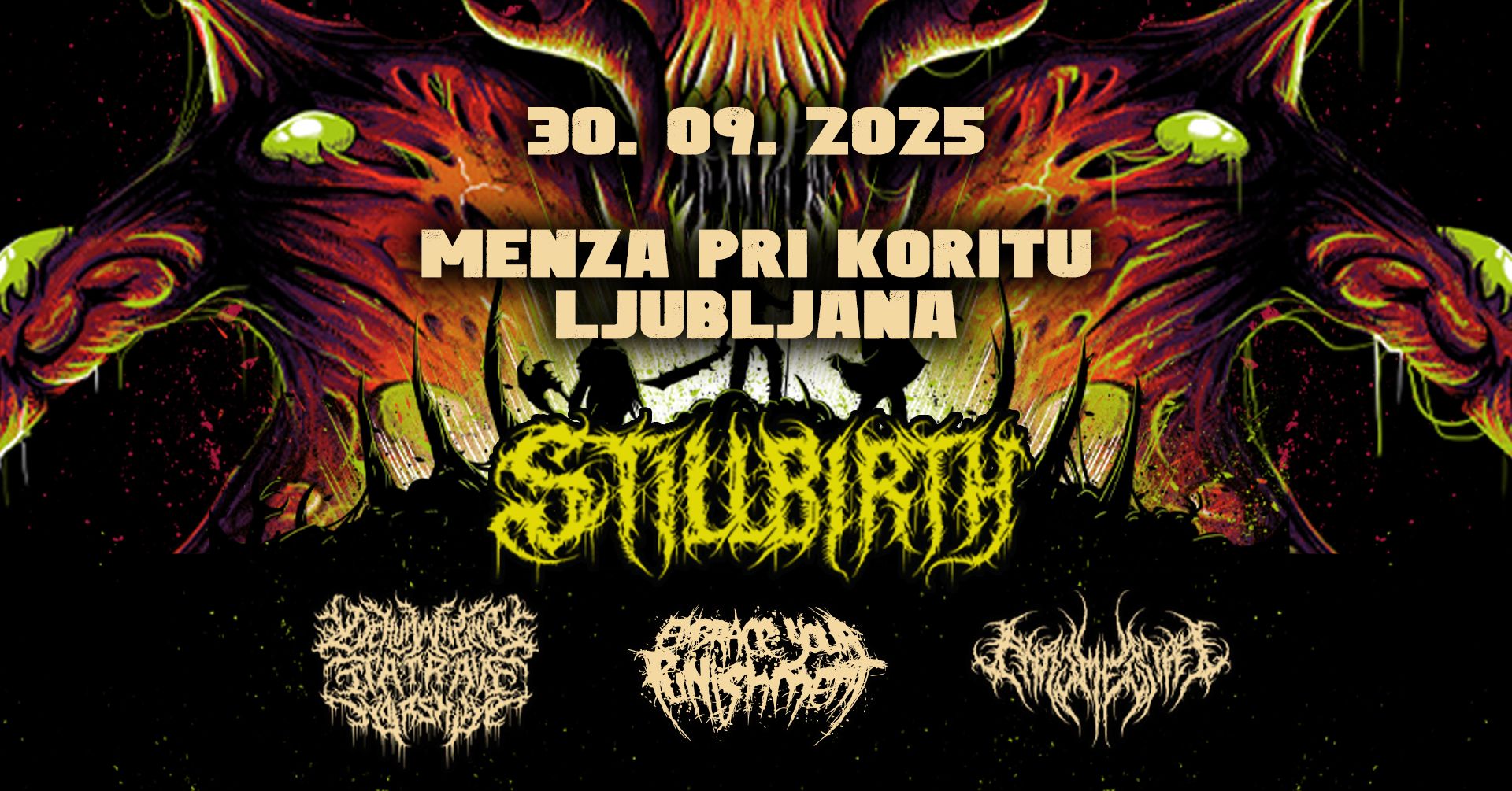 Napovedujemo »last minute« koncert Stillbirth v Ljubljani