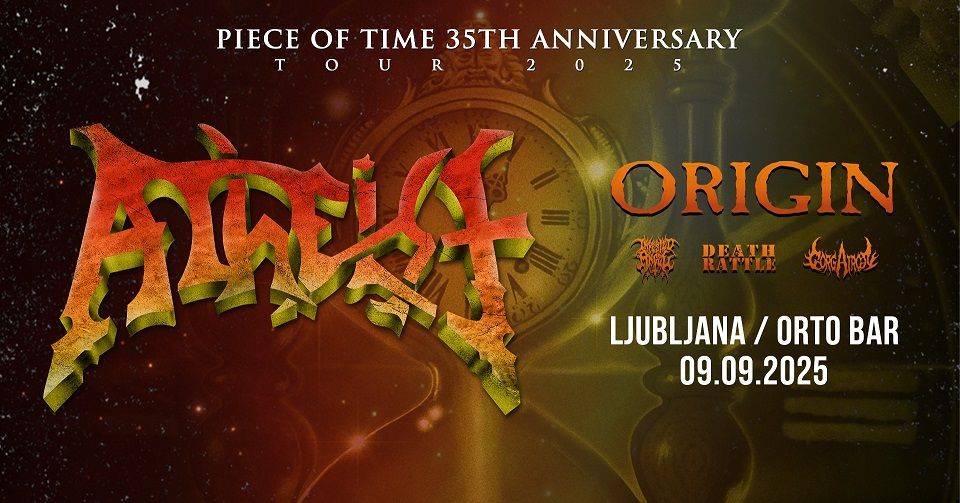 Danes death metal legende v Orto baru!