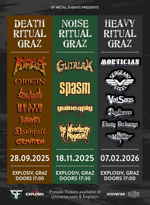 SF Metal Events vabijo na tri rituale