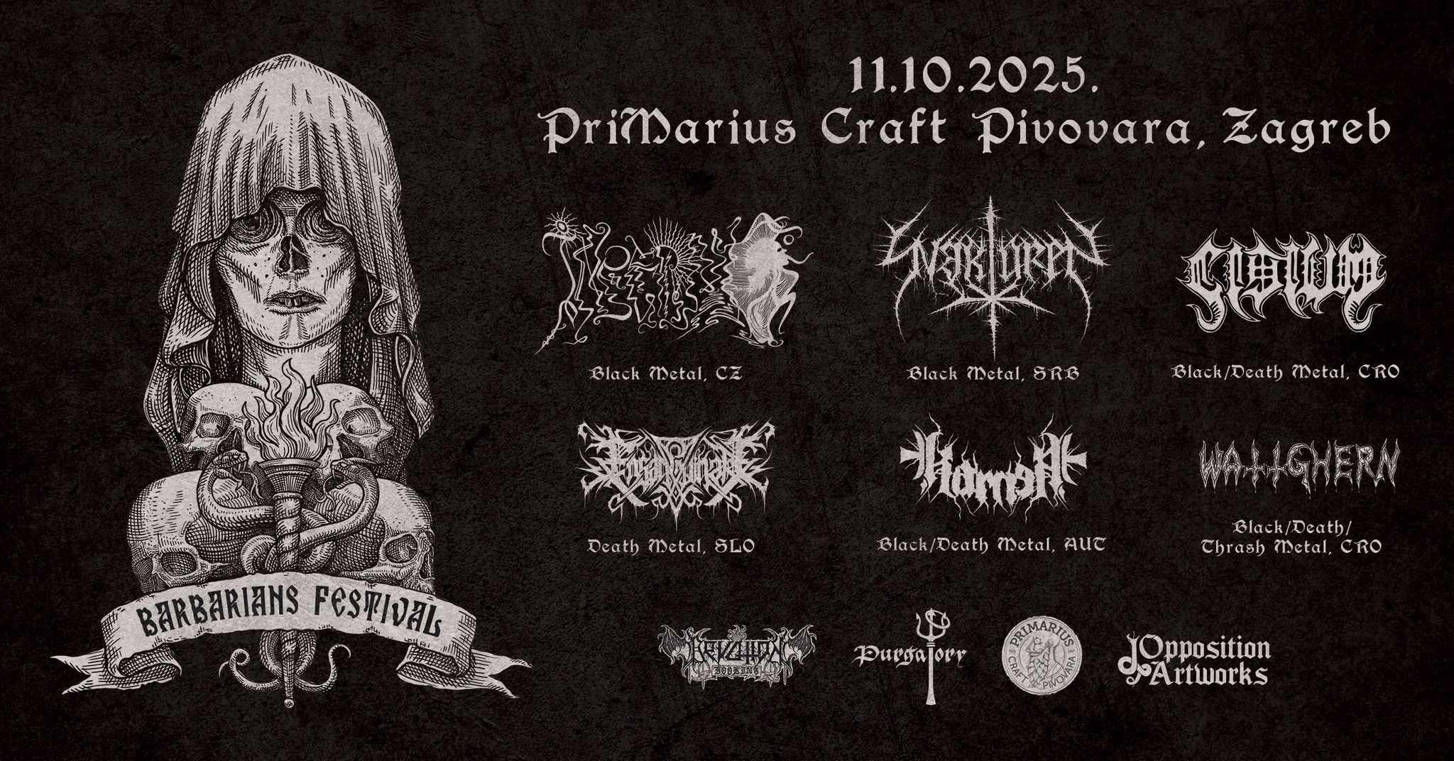 Znana je časovnica za sobotni Barbarians festival