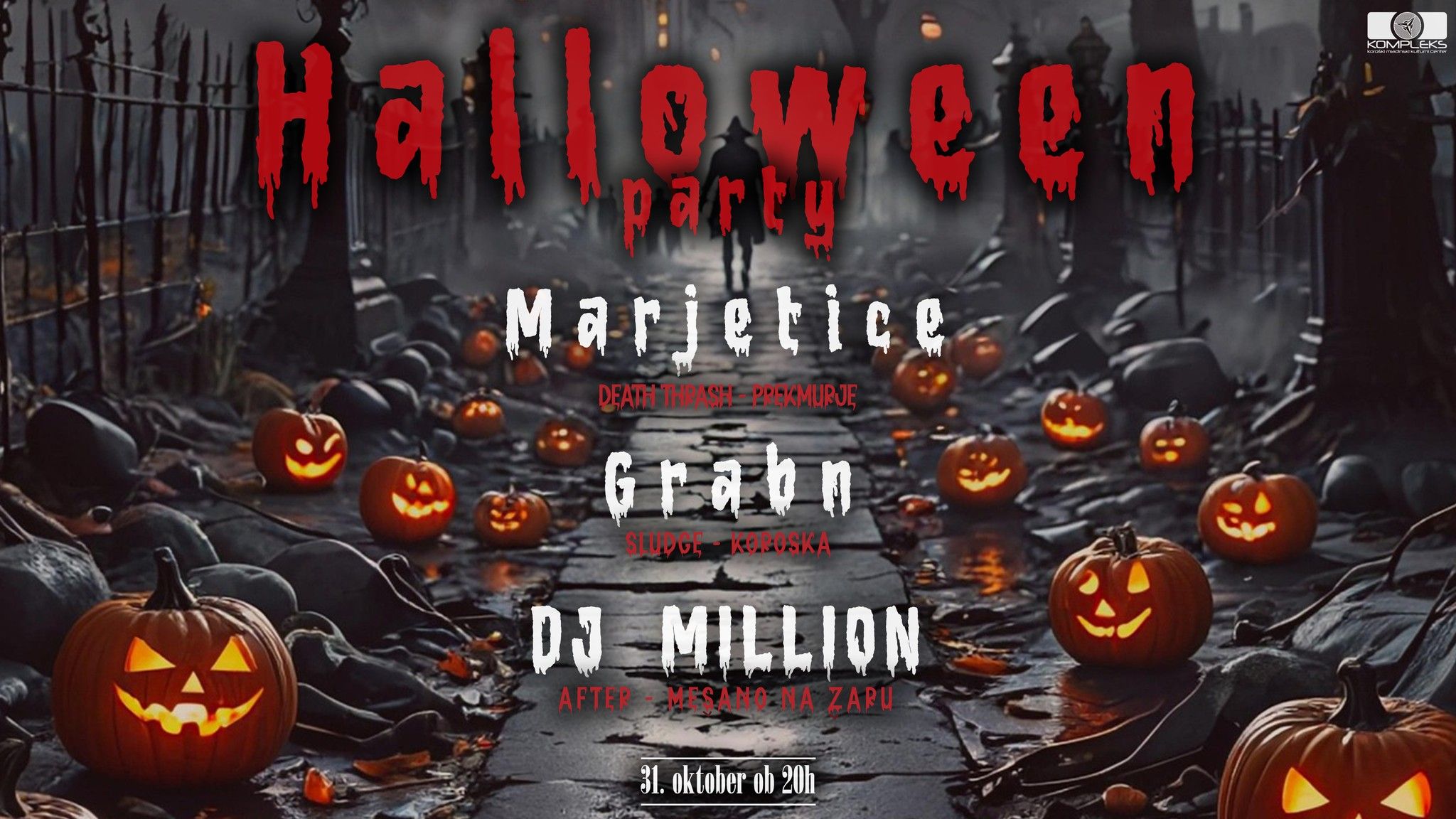 KMKC Kompleks vabi na Halloween Party
