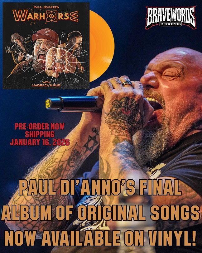 Paul Di'Anno's Warhorse tudi na vinilu!