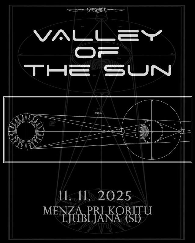 Znana je časovnica današnjega koncerta Valley of the Sun v Menzi