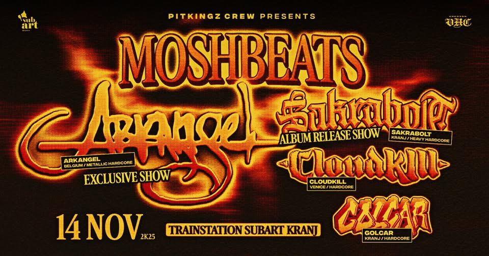 MOSHBEATS: Arkangel, Sakrabolt, Cloudkill, Golcar