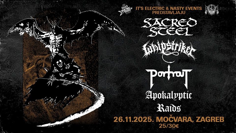 Sacred Steel, Portrait, Whipstriker, Apokalyptic Raids