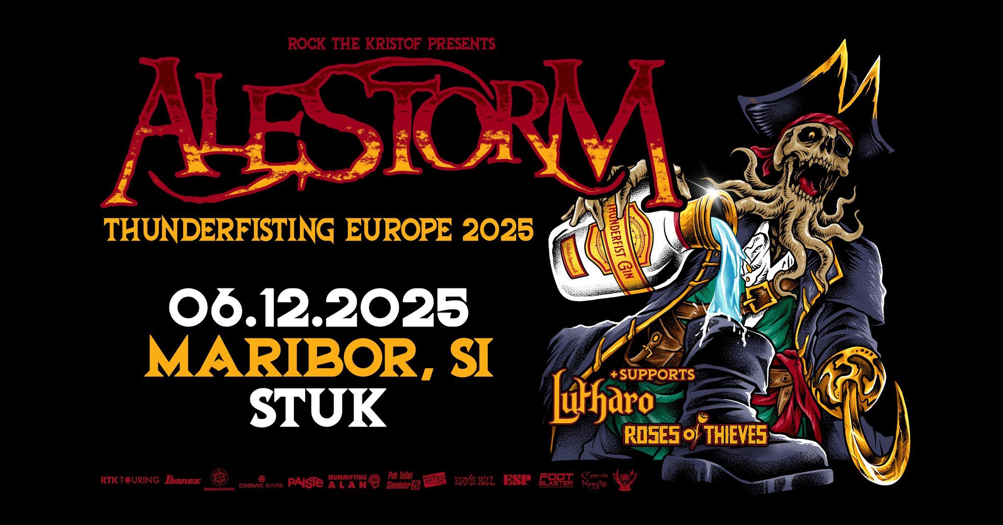 Alestorm, Lutharo, Roses Of Thieves