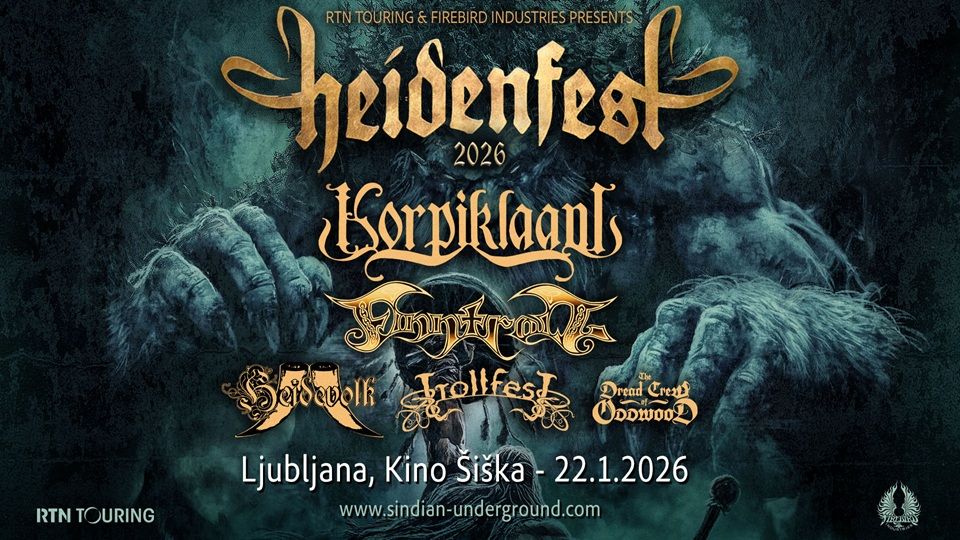 Heidenfest 2026: Korpiklaani, Finntroll, Heidevolk, Trollfest, The Dread Crew Of Oddwood