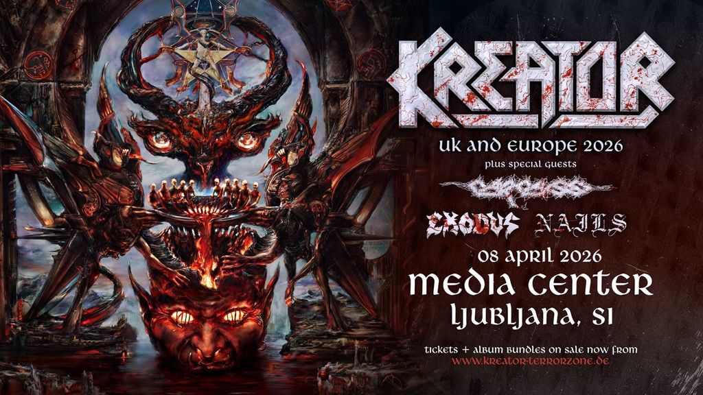 Kreator, Carcass, Exodus, Nails