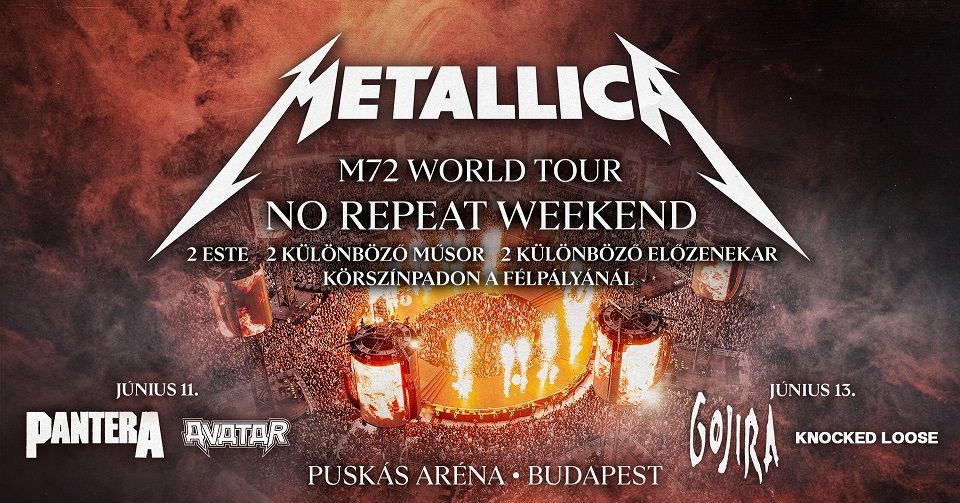 2x Metallica v Budimpešti