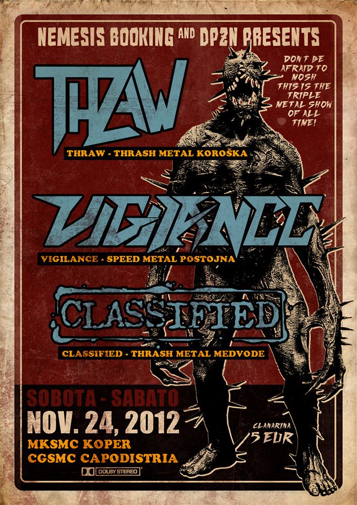 Thraw, Vigilance, Classified