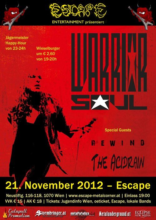 Warrior Soul, The Acidrain, Rewind