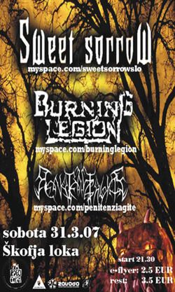 Sweet Sorrow, Burning Legion, Penitenziagite
