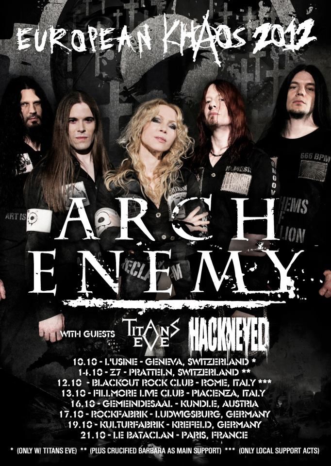 Arch Enemy, Titans Eve, Hackneyed