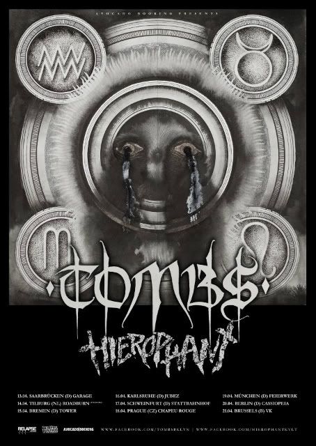 Tombs, Hierophant, Pelican, Junius, Wolves Like Us