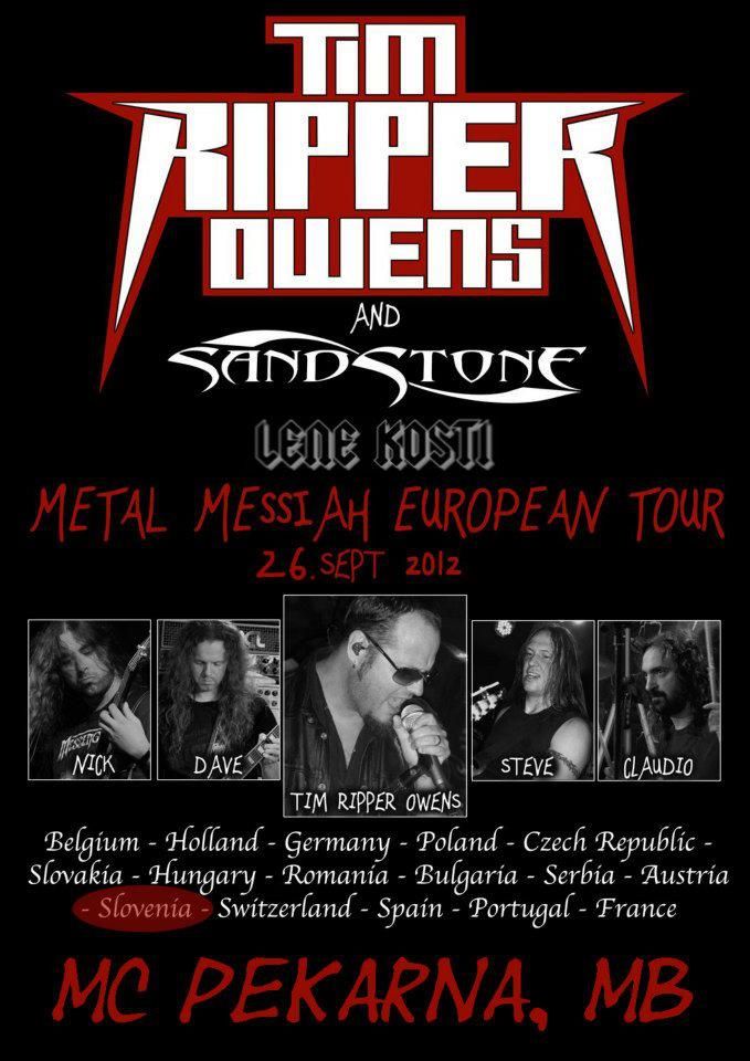 Tim "Ripper" Owens, Sandstone, Lene Kosti
