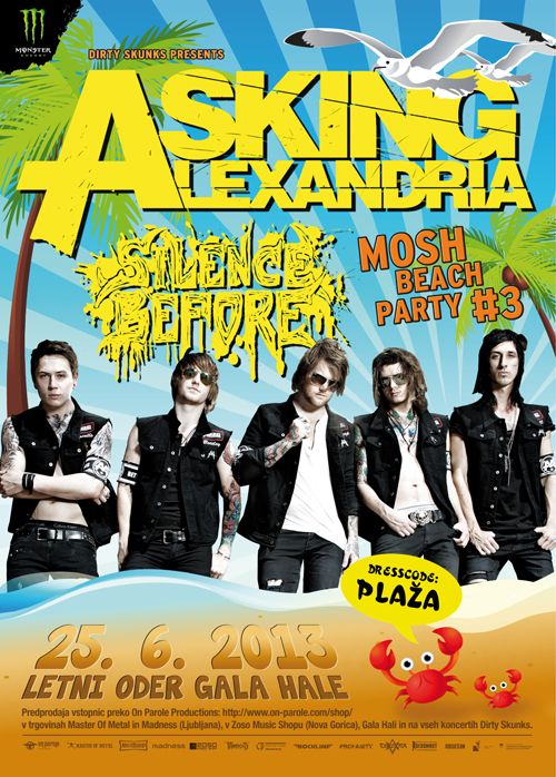 Mosh Beach Party #3: Asking Alexandria, Silence Before