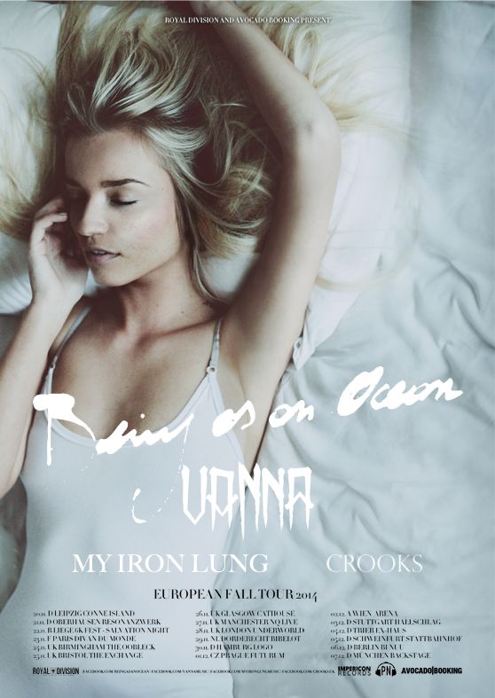 Being As An Ocean, Vanna, My Iron Lung, Crooks