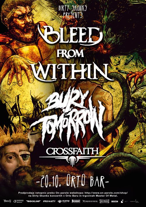 Bleed From Within, Bury Tomorrow, Crossfaith
