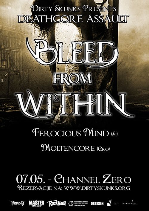 Bleed From Within, Ferocious Mind, Moltencore