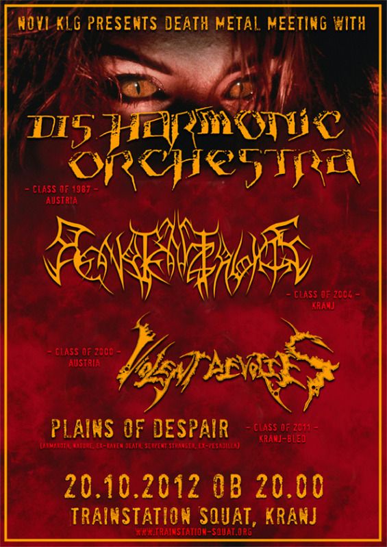 Disharmonic Orchestra, Penitenziagite, Violent Devoties, Plains Of Despair
