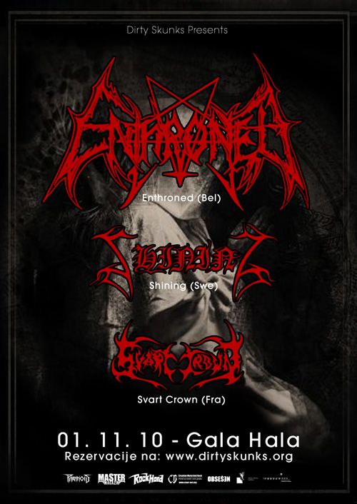 Enthroned, Shining, Svart Crown