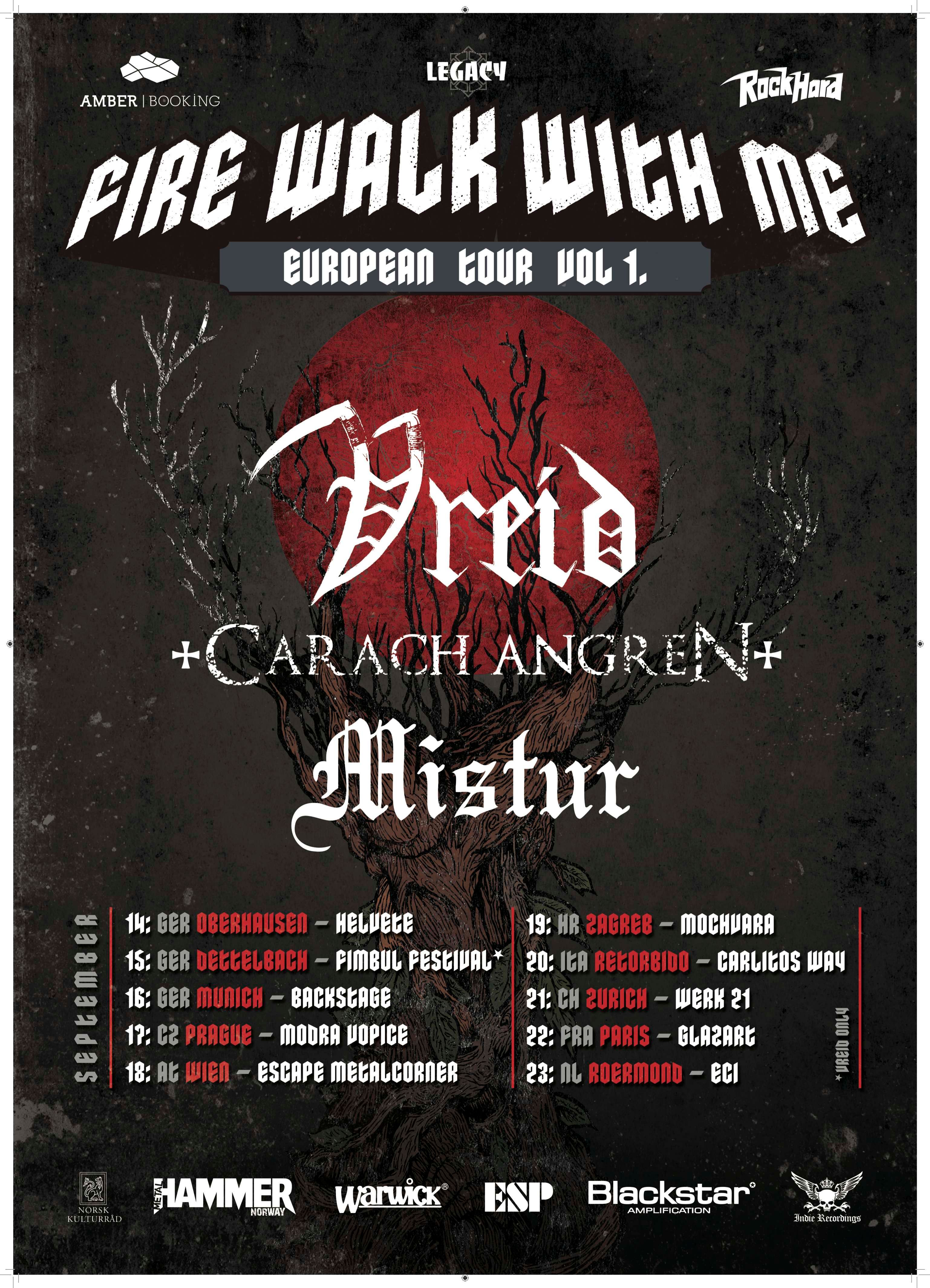 Vreid, Carach Angren, Mistur