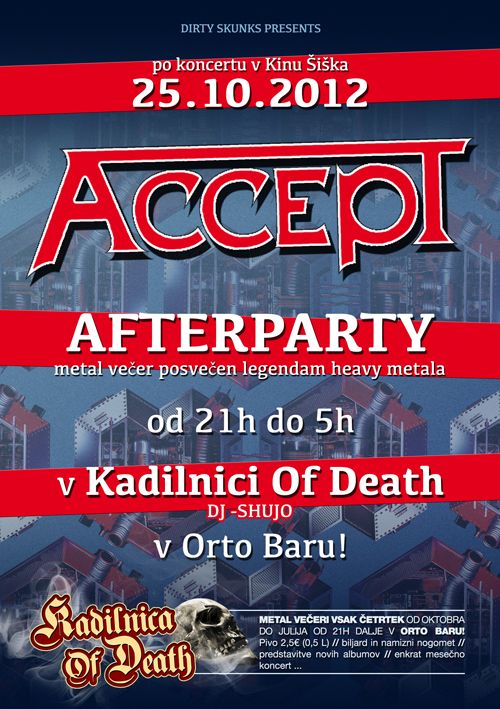 Kadilnica Of Death: Accept Afterparty