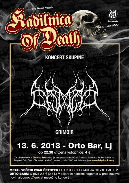 Kadilnica Of Death: Grimoir