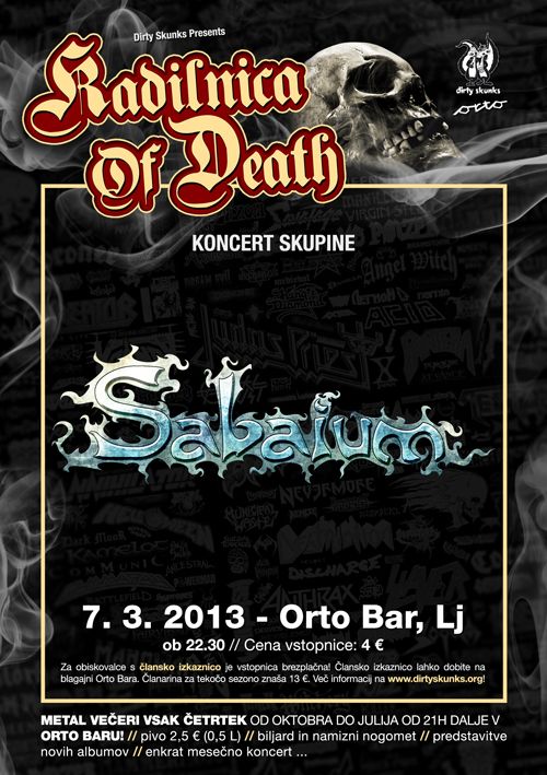 Kadilnica Of Death: Sabaium