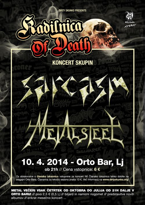 Kadilnica Of Death: Sarcasm, Metalsteel