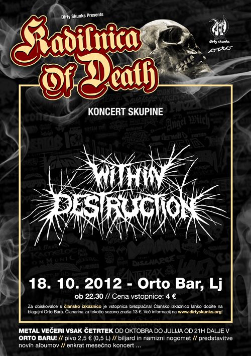 Kadilnica Of Death: Within Destruction