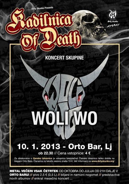 Kadilnica Of Death: Woli Wo