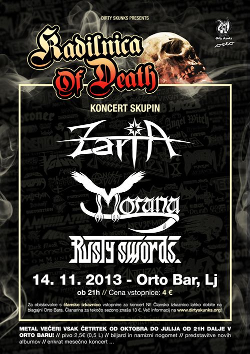 Kadilnica Of Death: Zaria, Morana, Rusty Swords