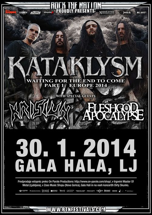 Kataklysm, Krisiun, Fleshgod Apocalypse