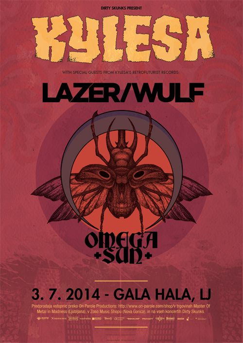 Kylesa, Lazer/Wulf, Omega Sun