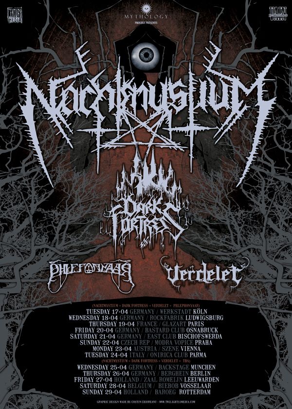 Nachtmystium, Dark Fortress, Verdelet, Phlefonyaar