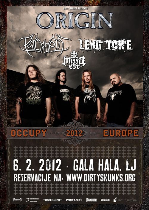 Origin, Psycroptic, Leng Tch’e, Ite Missa Est