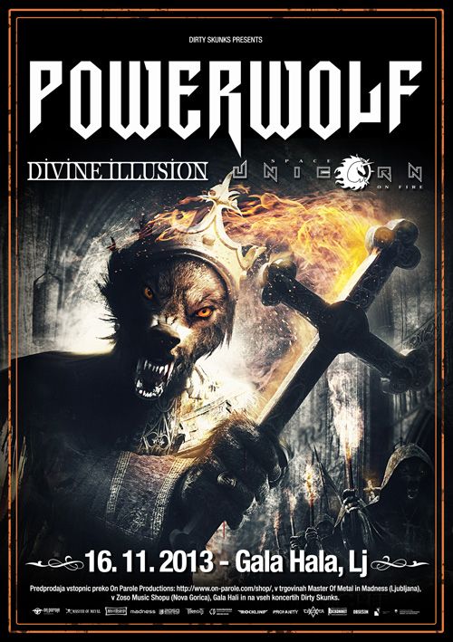 Powerwolf, Divine Illusion, Space Unicorn On Fire