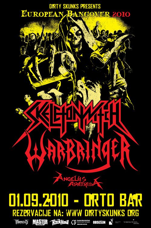 Skeletonwitch, Warbringer, Angelus Apartida