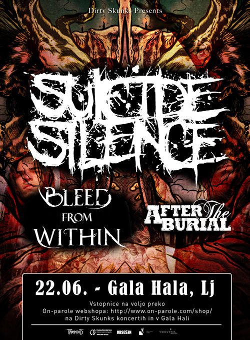 Suicide Silence, All Shall Perish, After the Burial