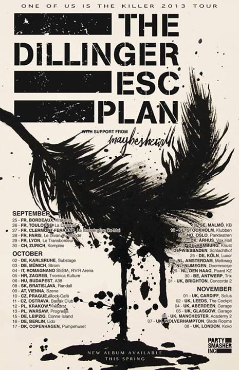 The Dillinger Escape Plan, Maybeshewill, Circles