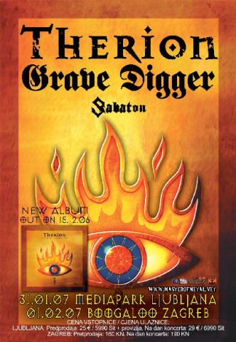 Therion, Grave Digger, Sabaton