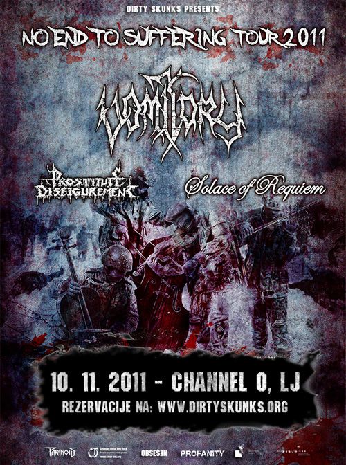 Vomitory, Prostitute Disfigurement, Solace Of Requiem