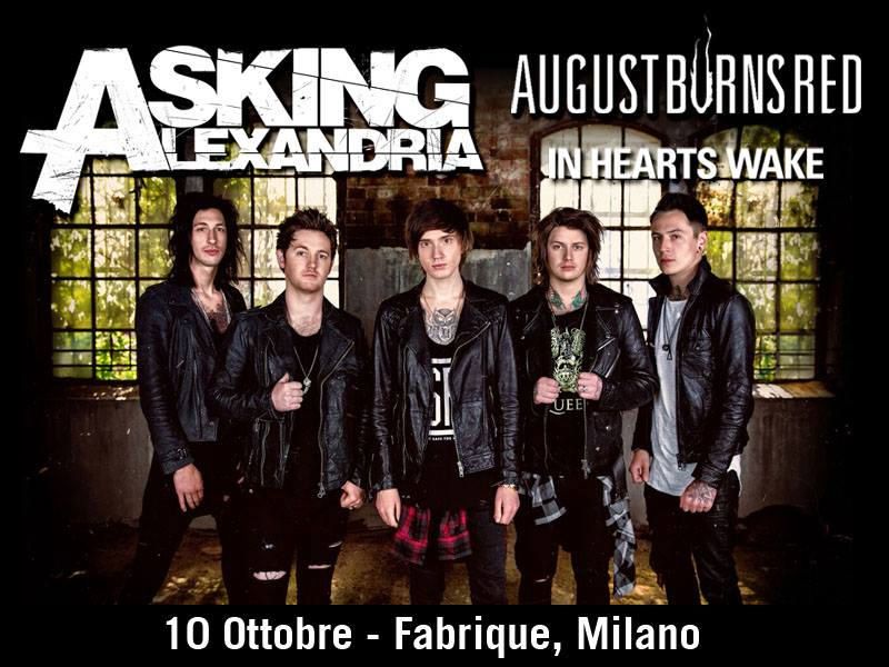 Asking Alexandria, August Burns Red, In Hearts Wake