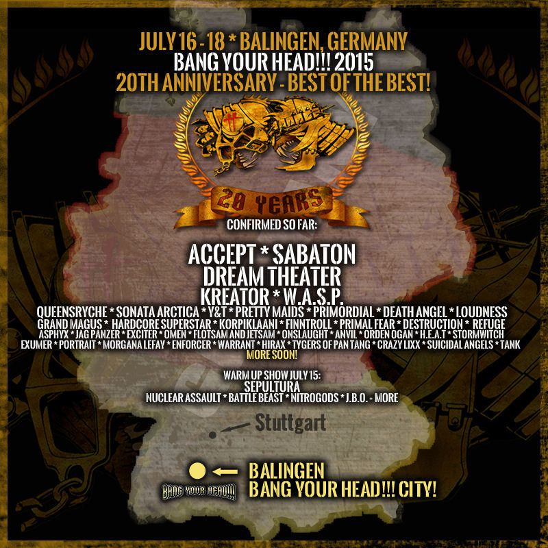 Bang Your Head 2015