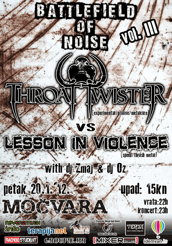 Battlefield Of Noise 3: Throat Twister, Lesson In Violence