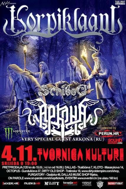 Korpiklaani, Arkona, Stribog