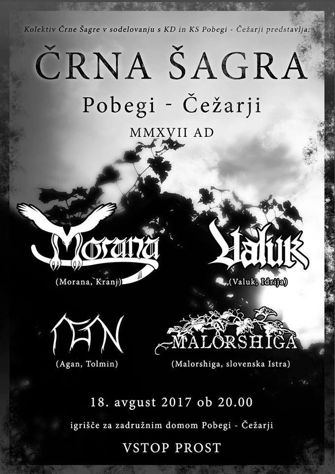 Črna Šagra: Valuk, Morana, Malorshiga, Agan