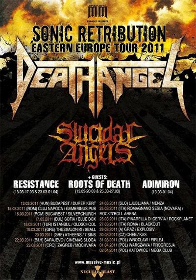 Death Angel, Suicidal Angels, Resistance, Adimiron